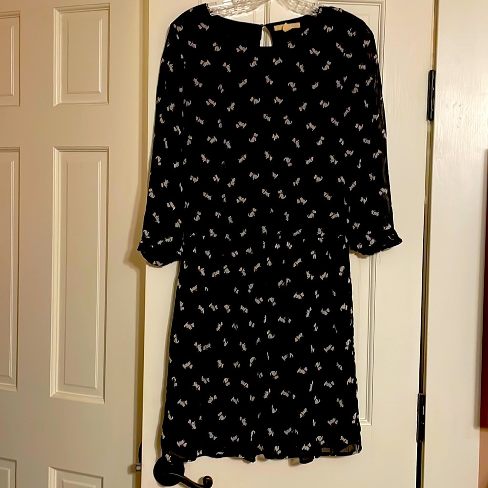 Black long sleeve dress